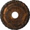 Ekena Millwork Kendall Train Station Ceiling Medallion (Canopies up to 3 7/8"), 18 1/2"OD x 3 7/8"ID x 1"P, Rust CM18KDRUS - alternate 1